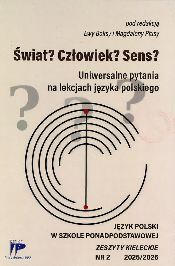 Język Polski w Szkole Ponadpodstawowej. Zeszyty Kieleckie.