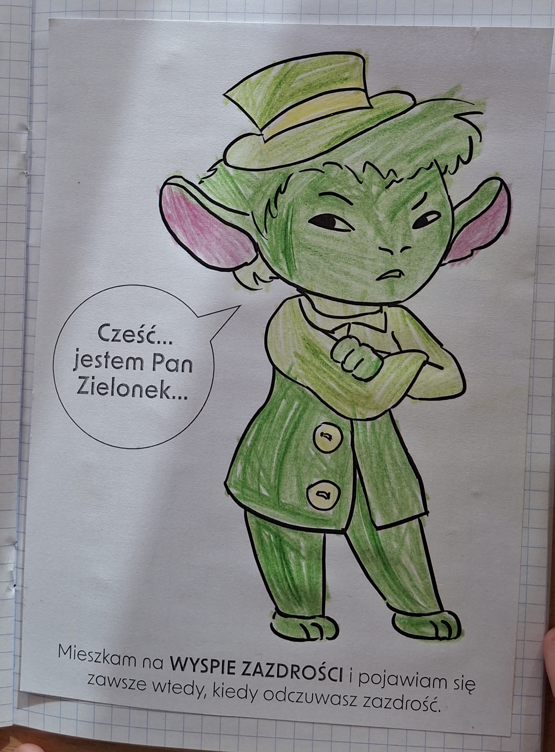 „Pan Zielonek z Wyspy Zazdrości” – zajęcia czytelniczo – ed…