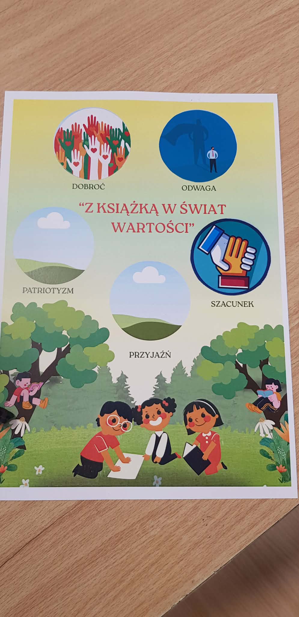 "Z książką w świat wartości - szacunek" - zajęcia czytelnic…
